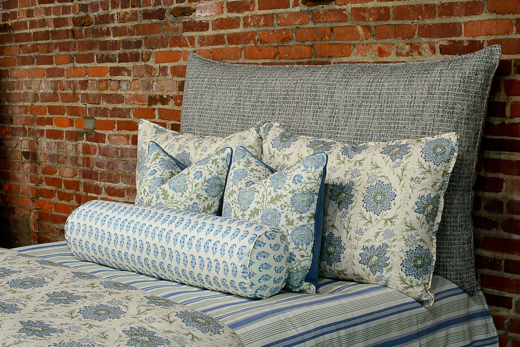 Blue and Green Vine Collection