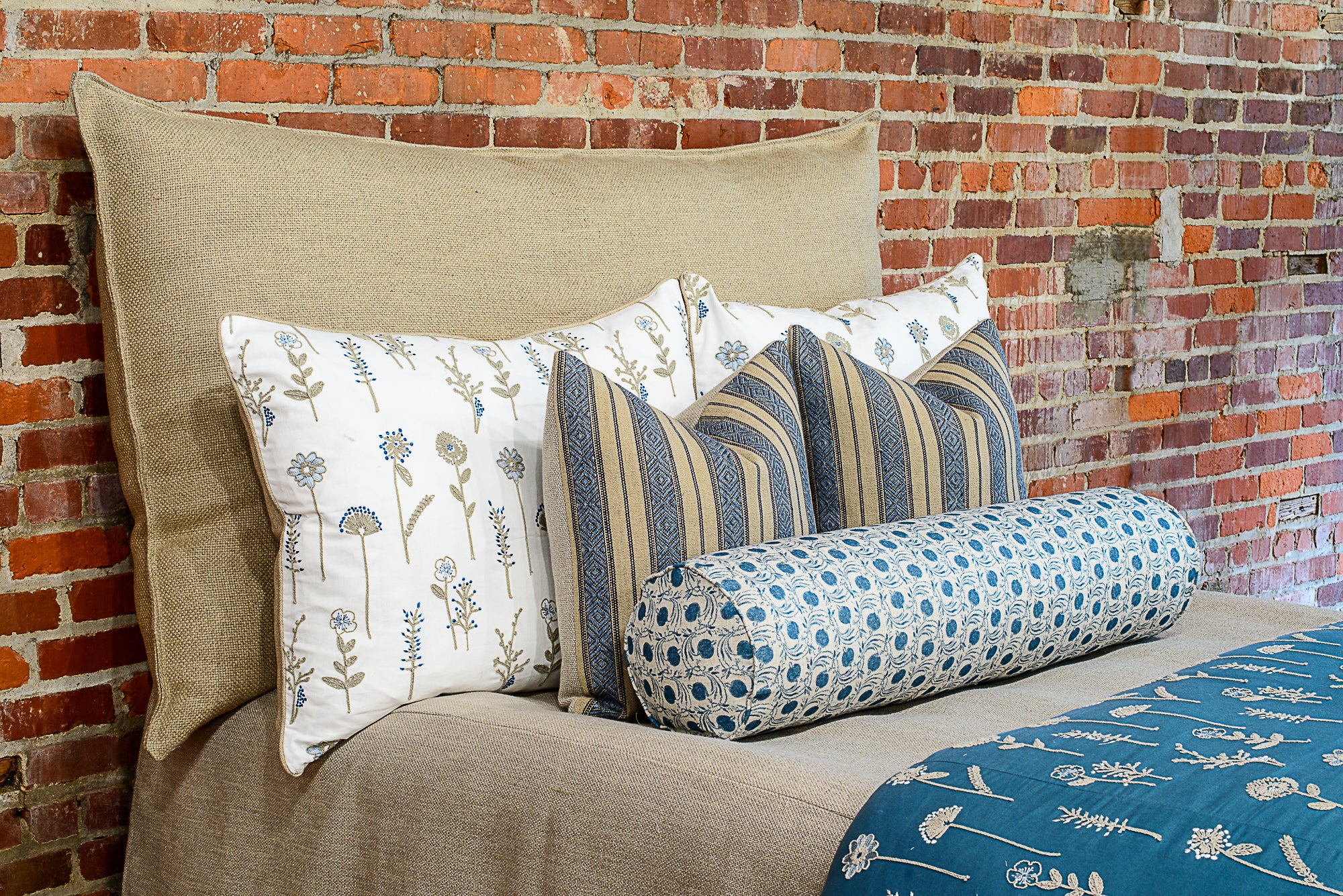 Blue Embroidered Collection