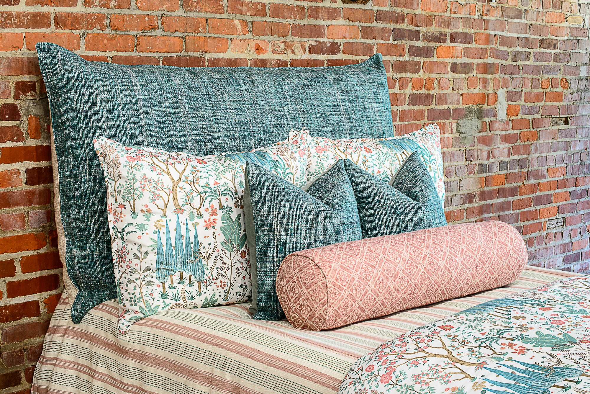 Forest Pink and Aqua Collection