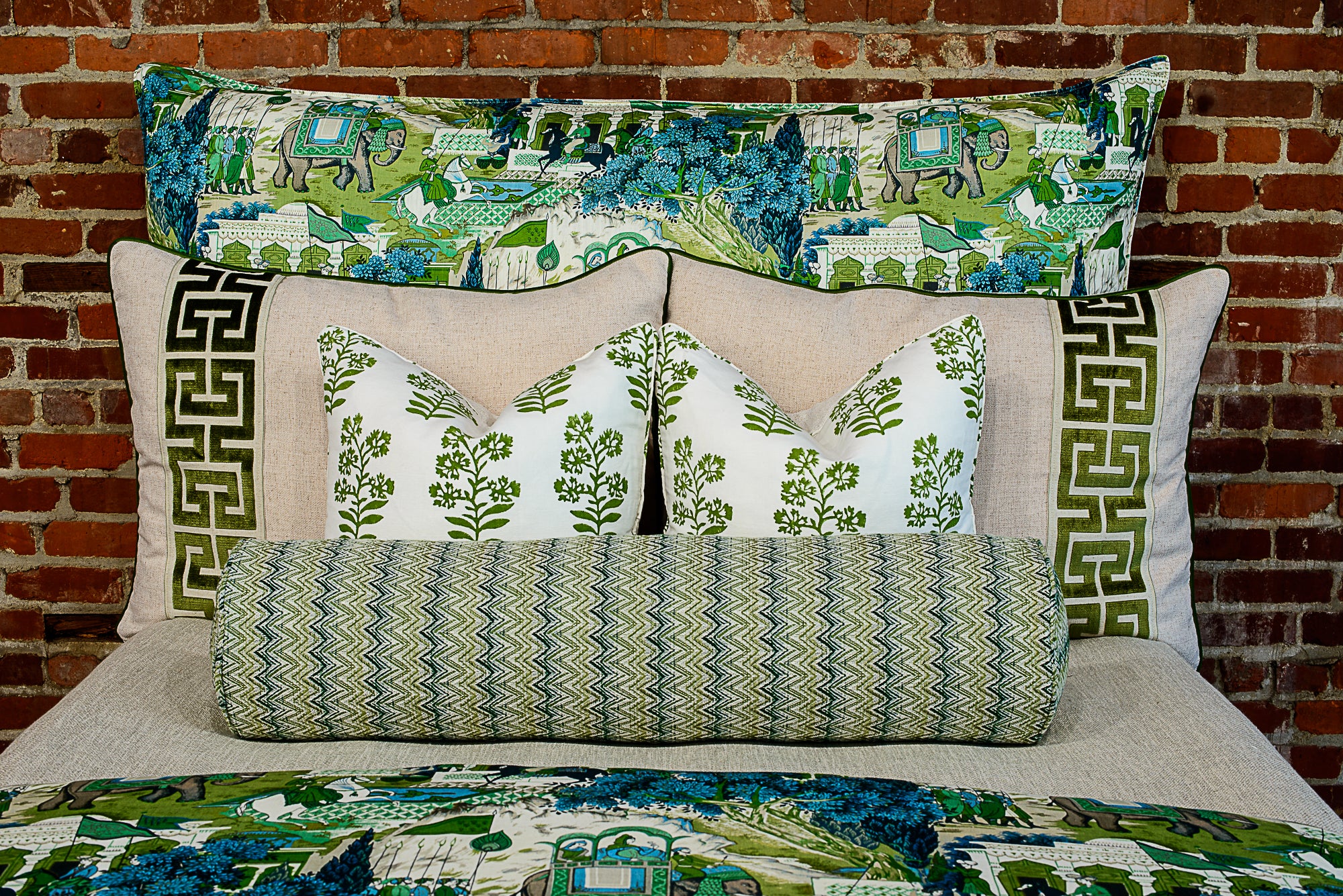 Blue and Green Garden Collection