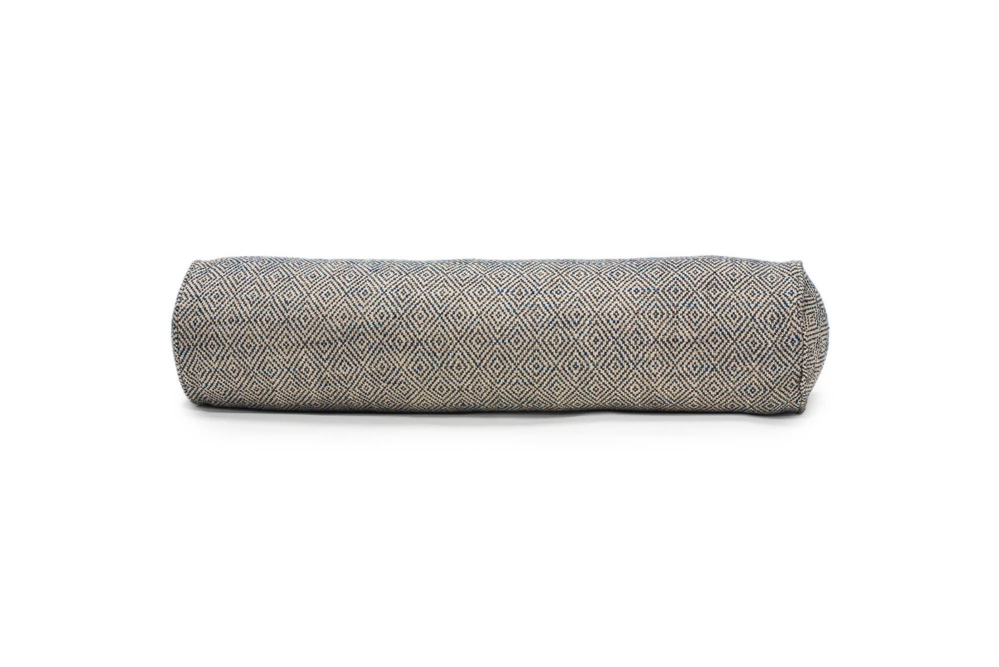 Diamond Printed Blue Bolster