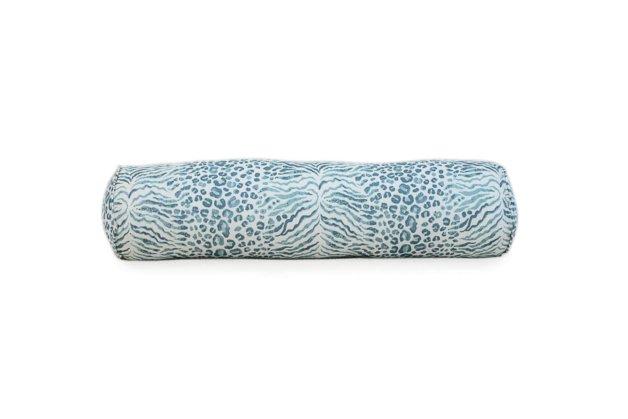 Aqua Animal Print Bolster
