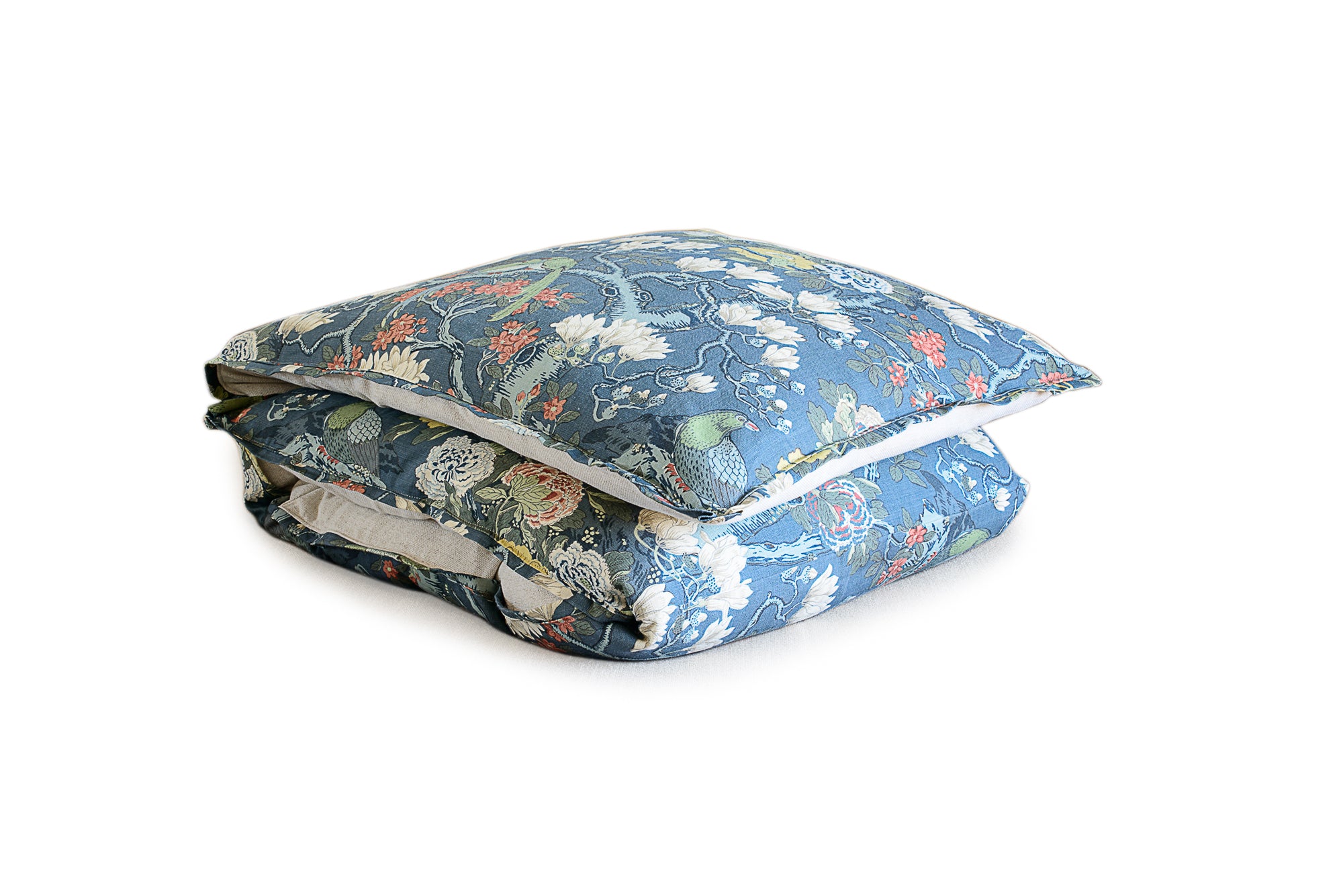 English Floral in Blue Petite Duvet