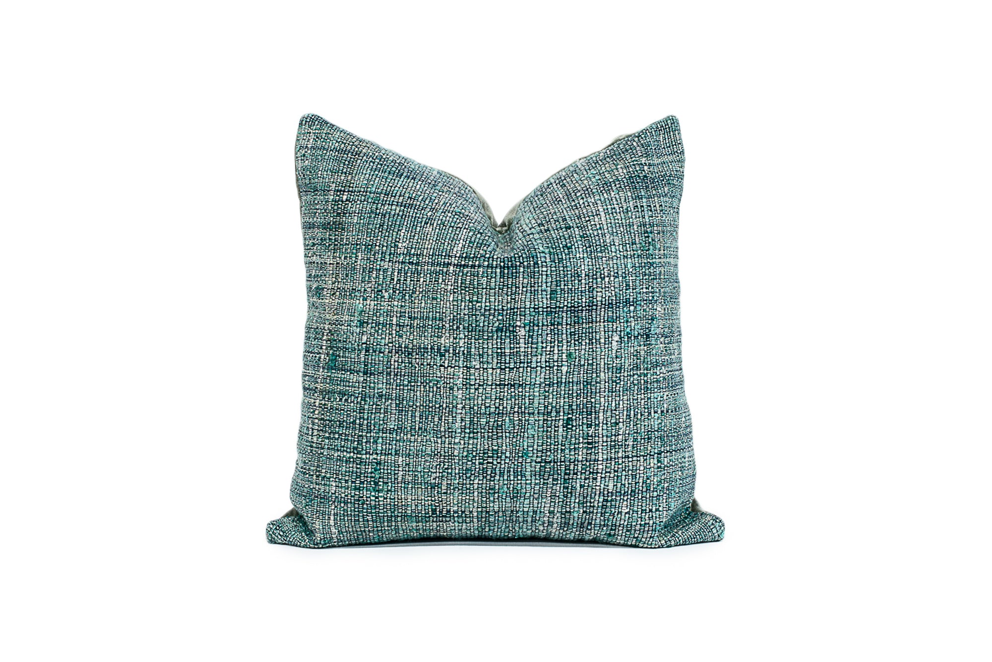 Aqua Textured Pillow