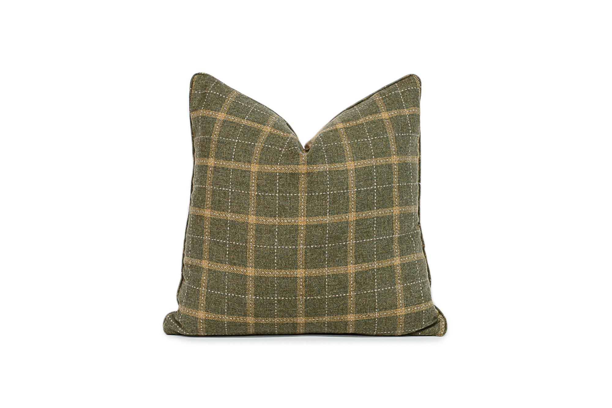 Wool Window Pane in Green