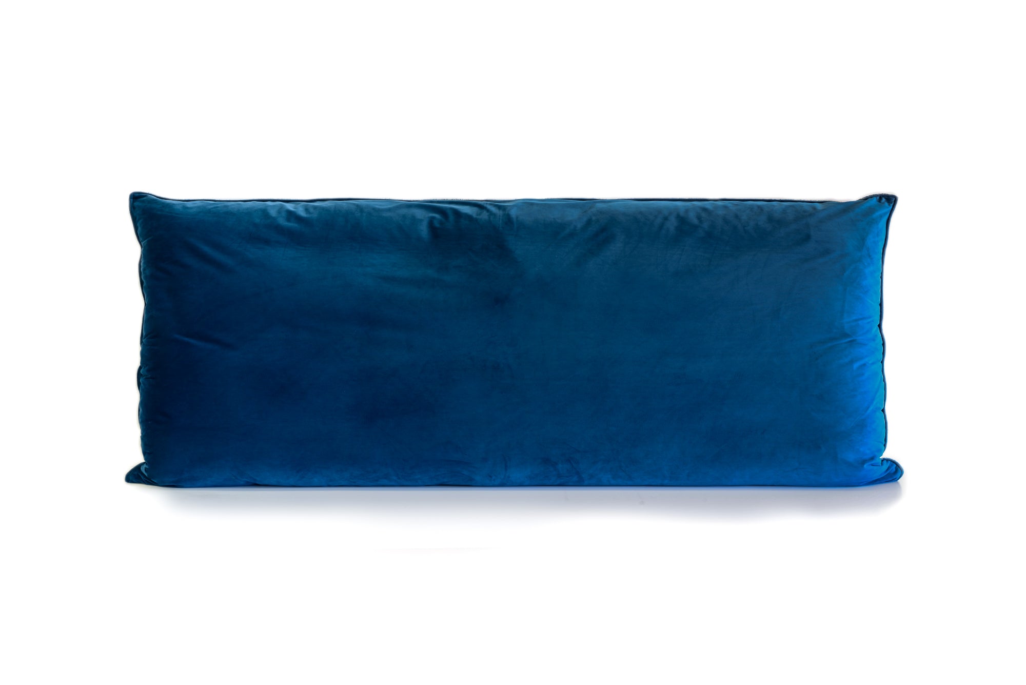 Navy Blue Velvet Headboard Pillow