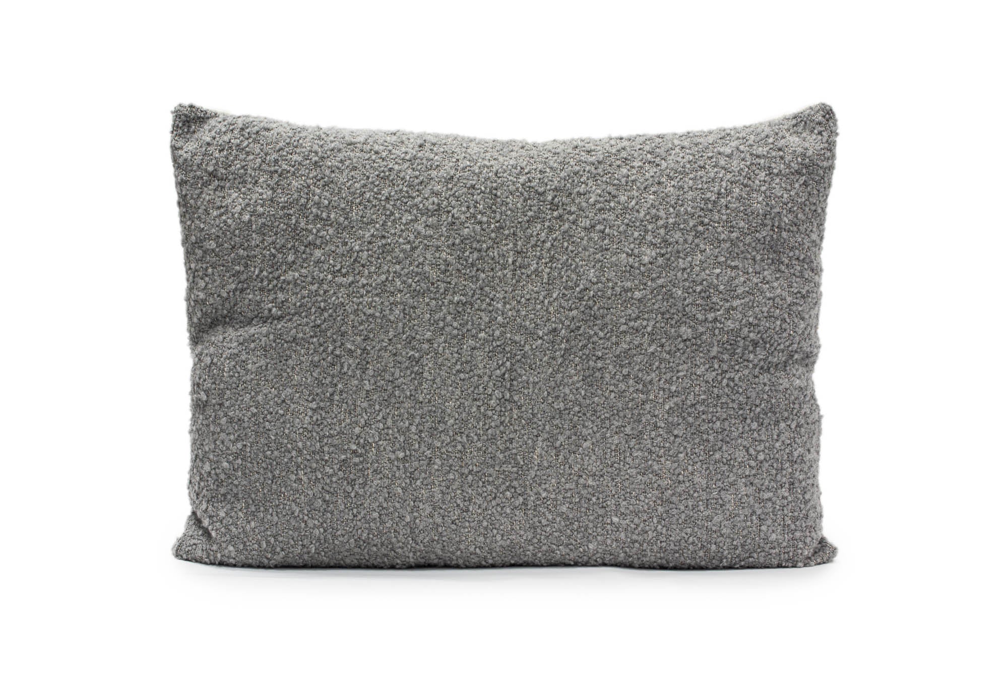 Light Gray Boucle King Euro