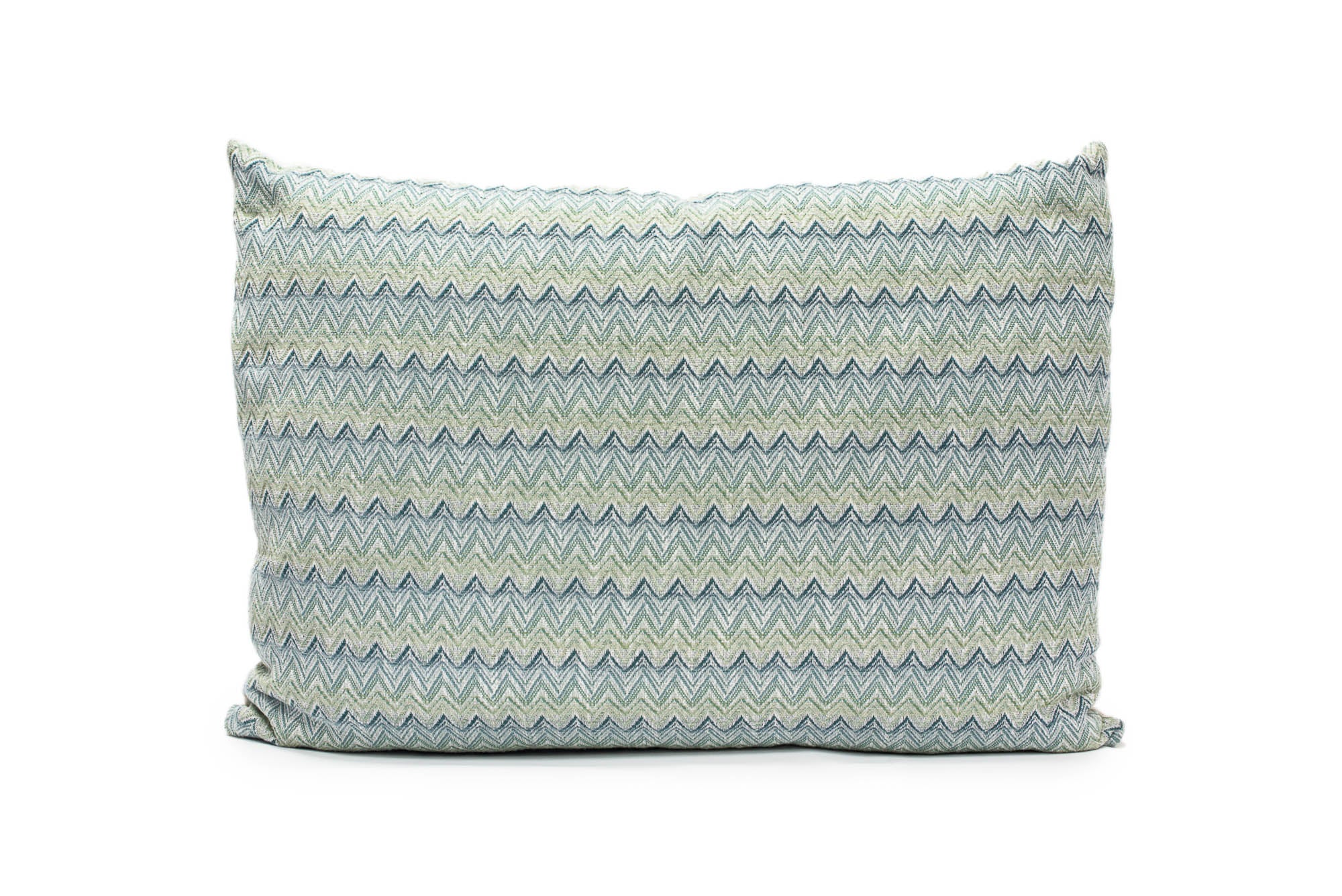 Zig Zag Blue Pattern King Euro