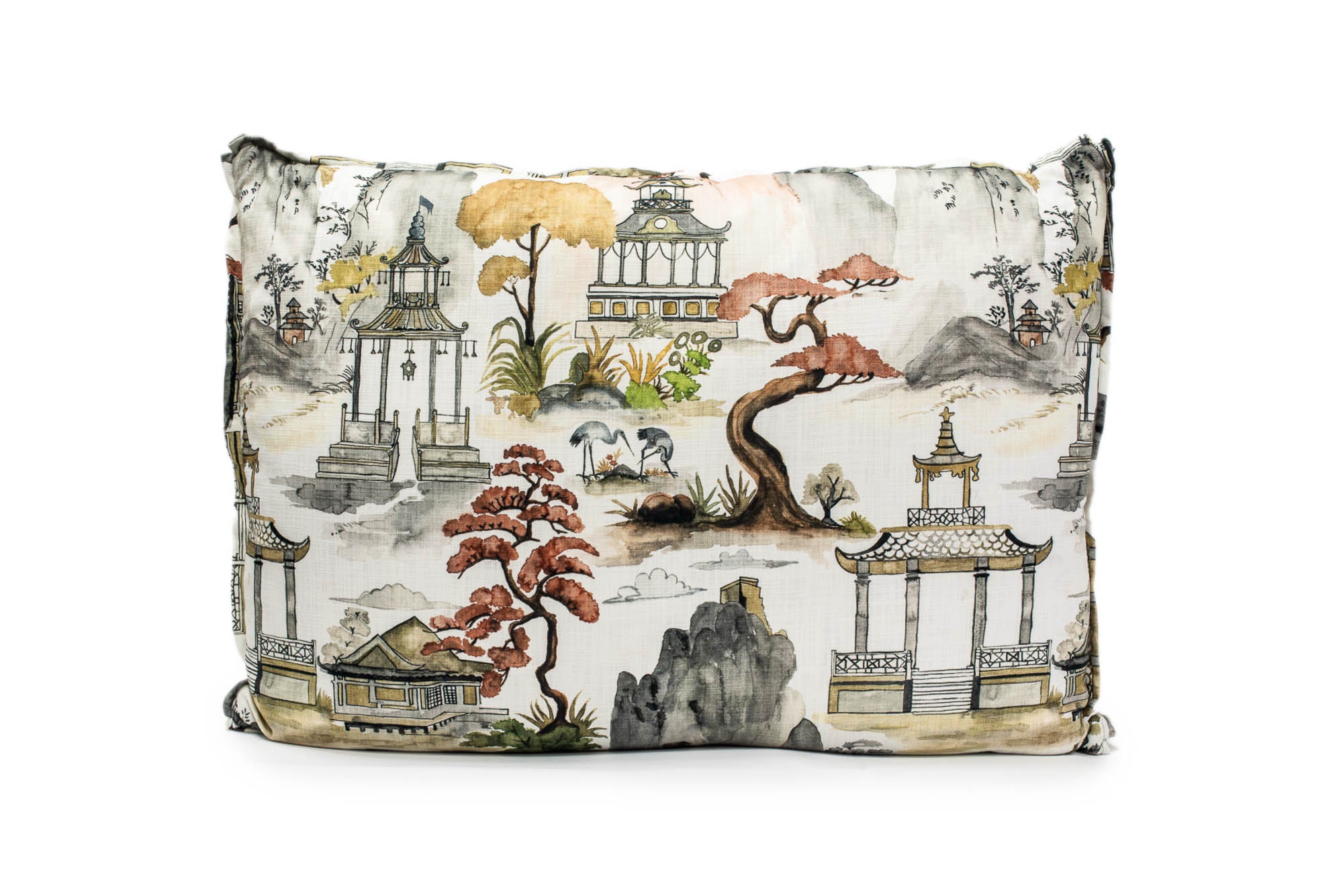 Brown Chinoiserie King Euro