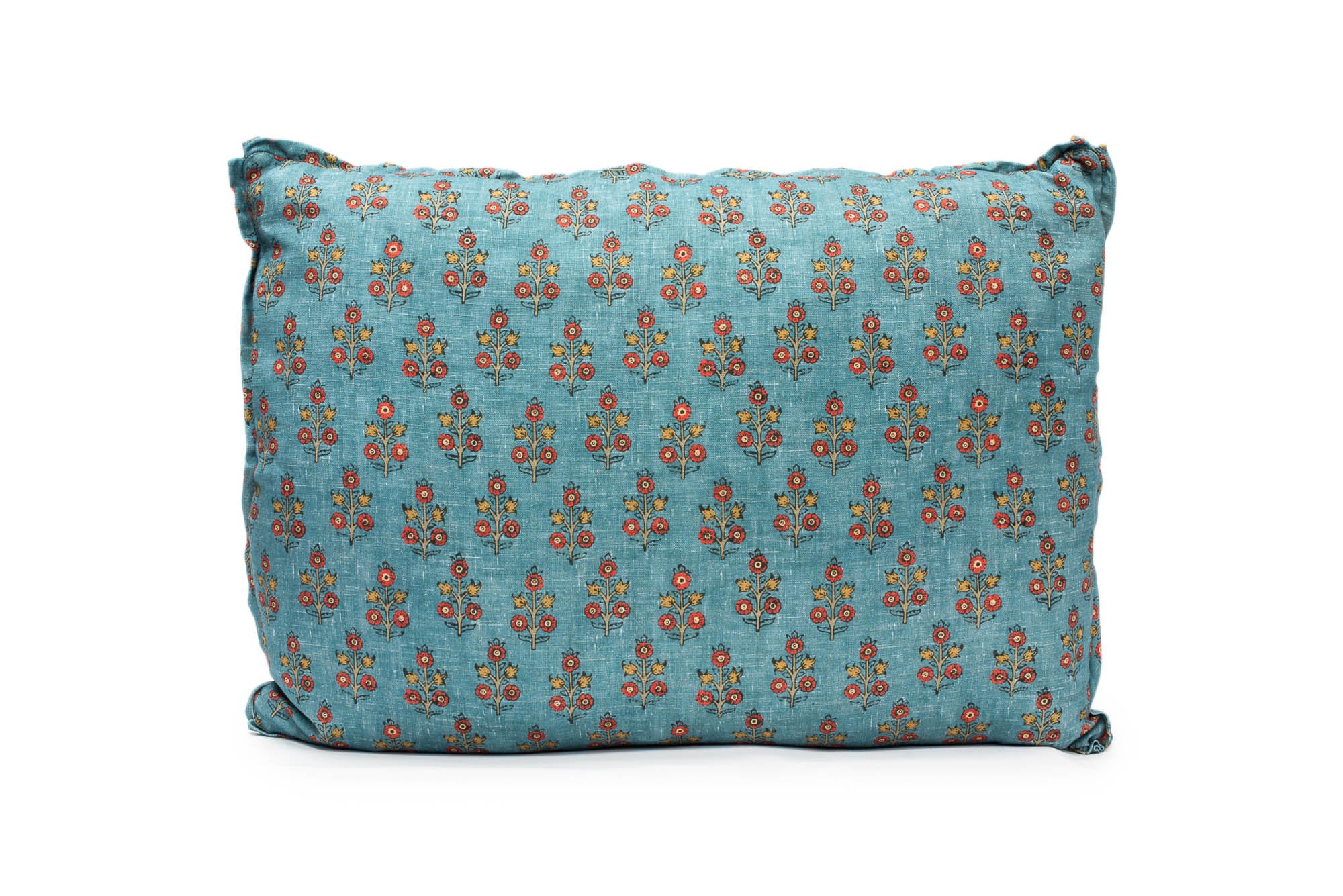 Blue with Red Poppies King Euro