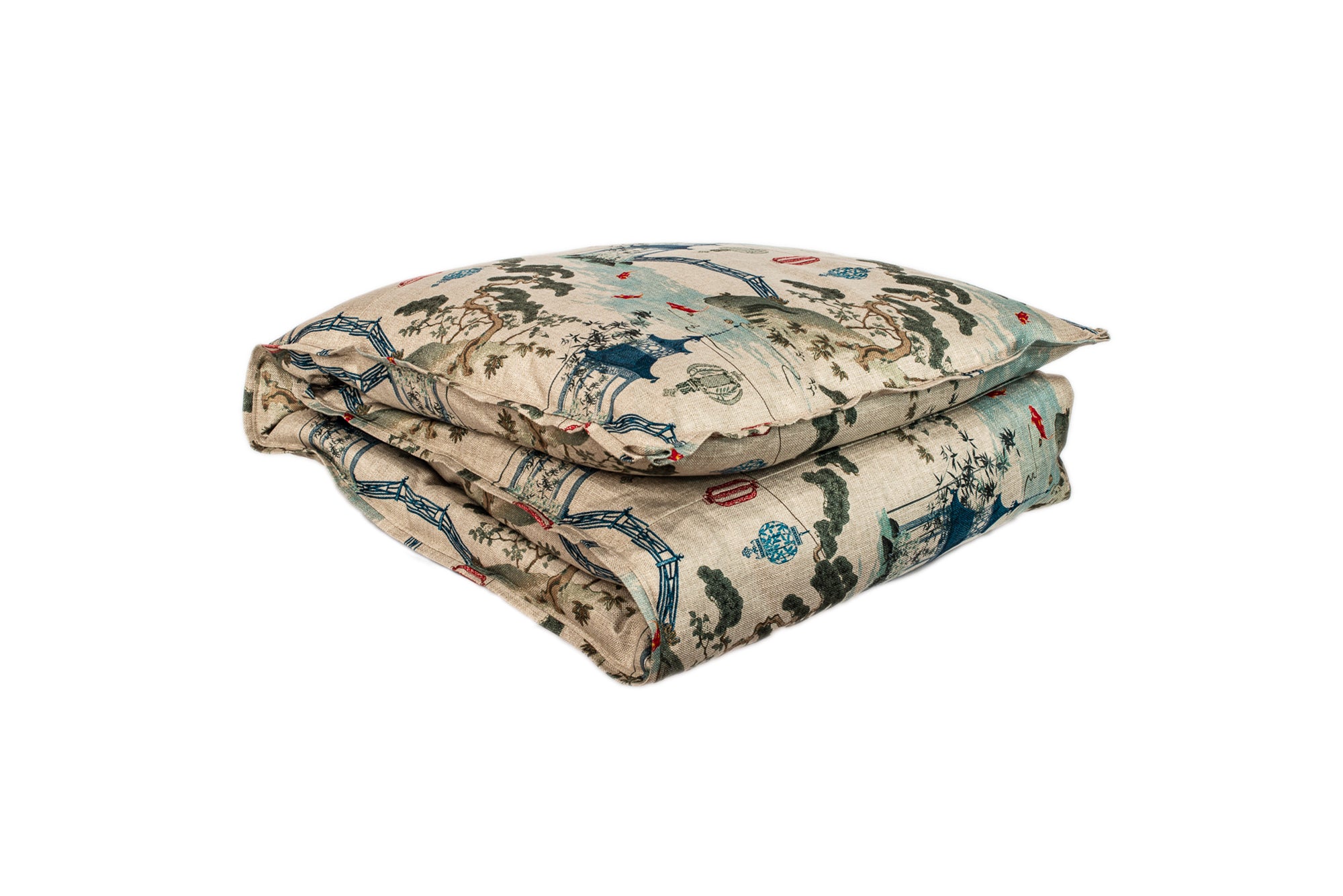 Blue Pagoda Petite Duvet