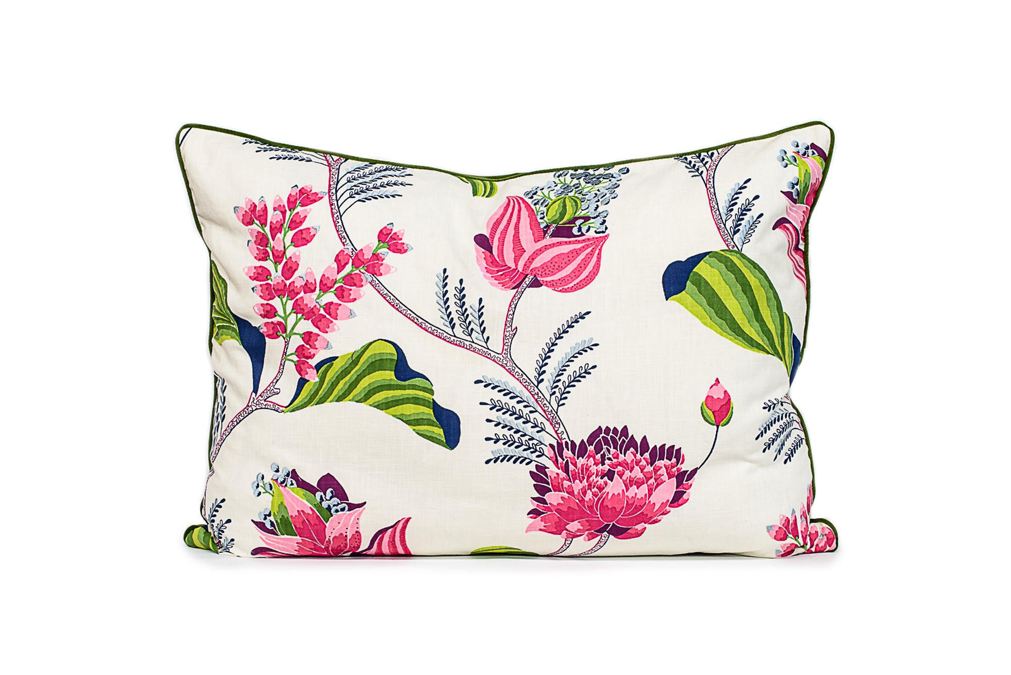 Embroidered Floral King Euro