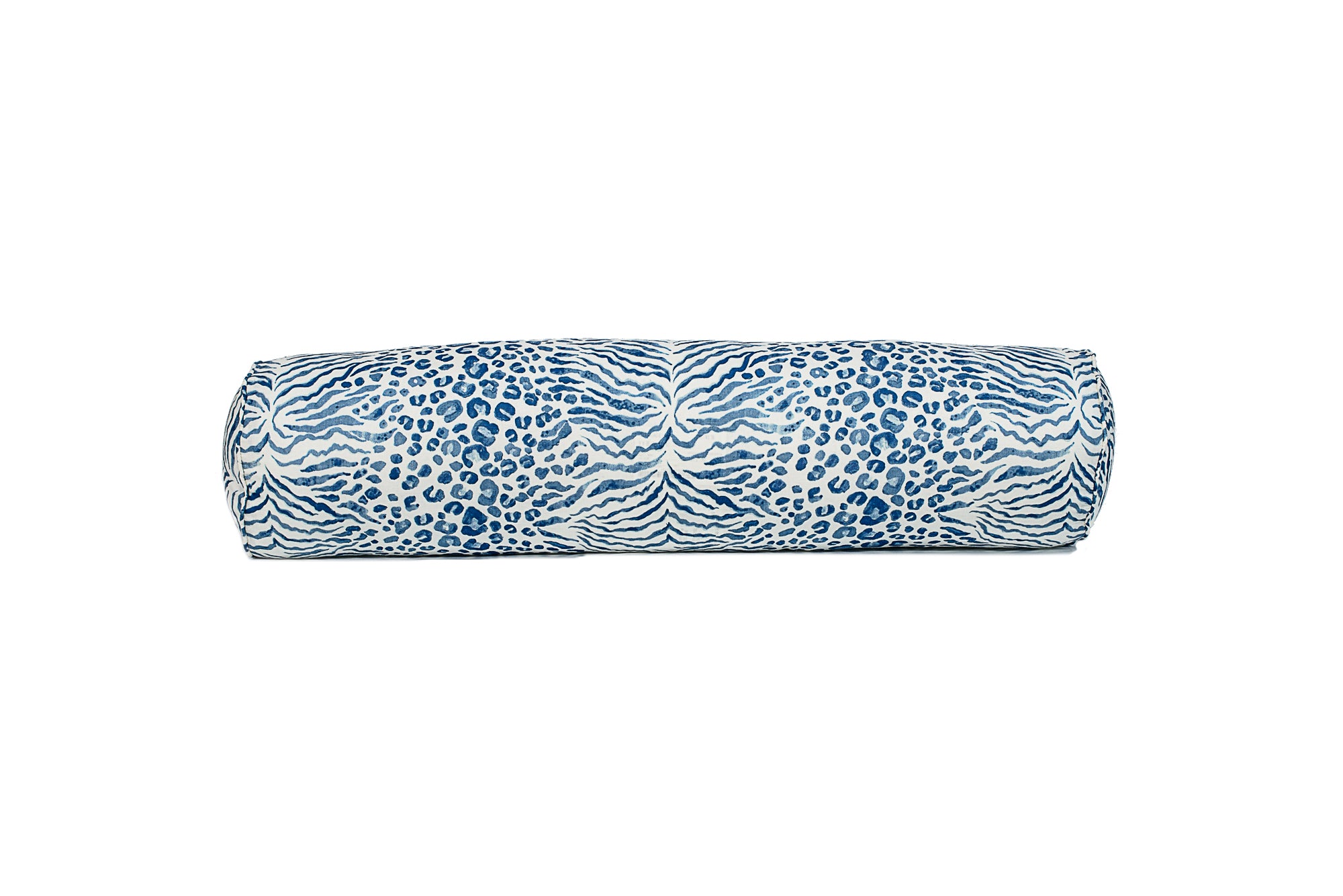 Blue Animal Print Bolster