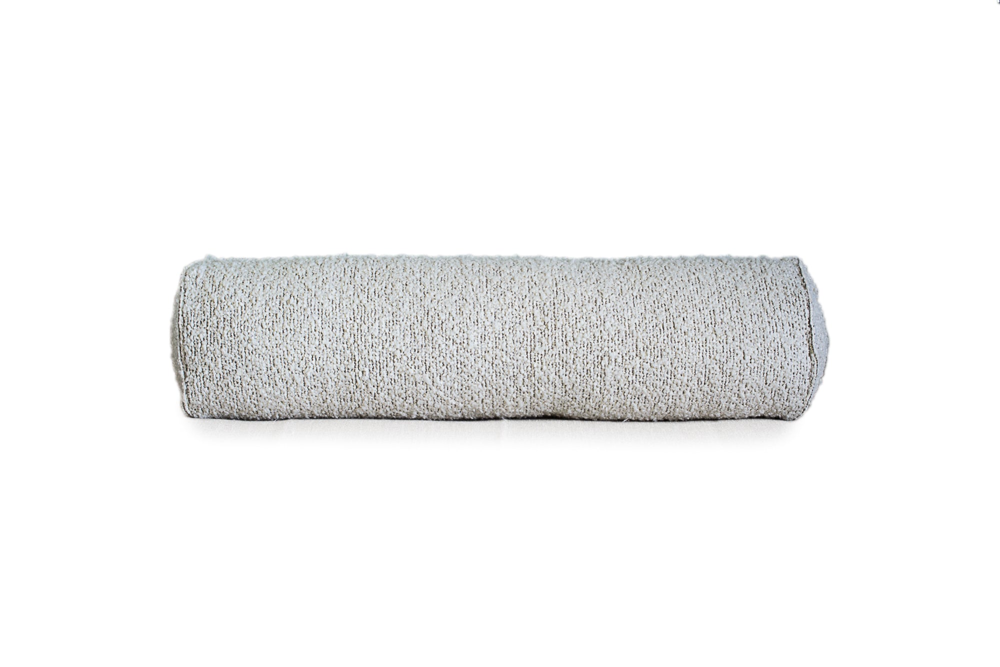 Textured Bolster in Light Gray