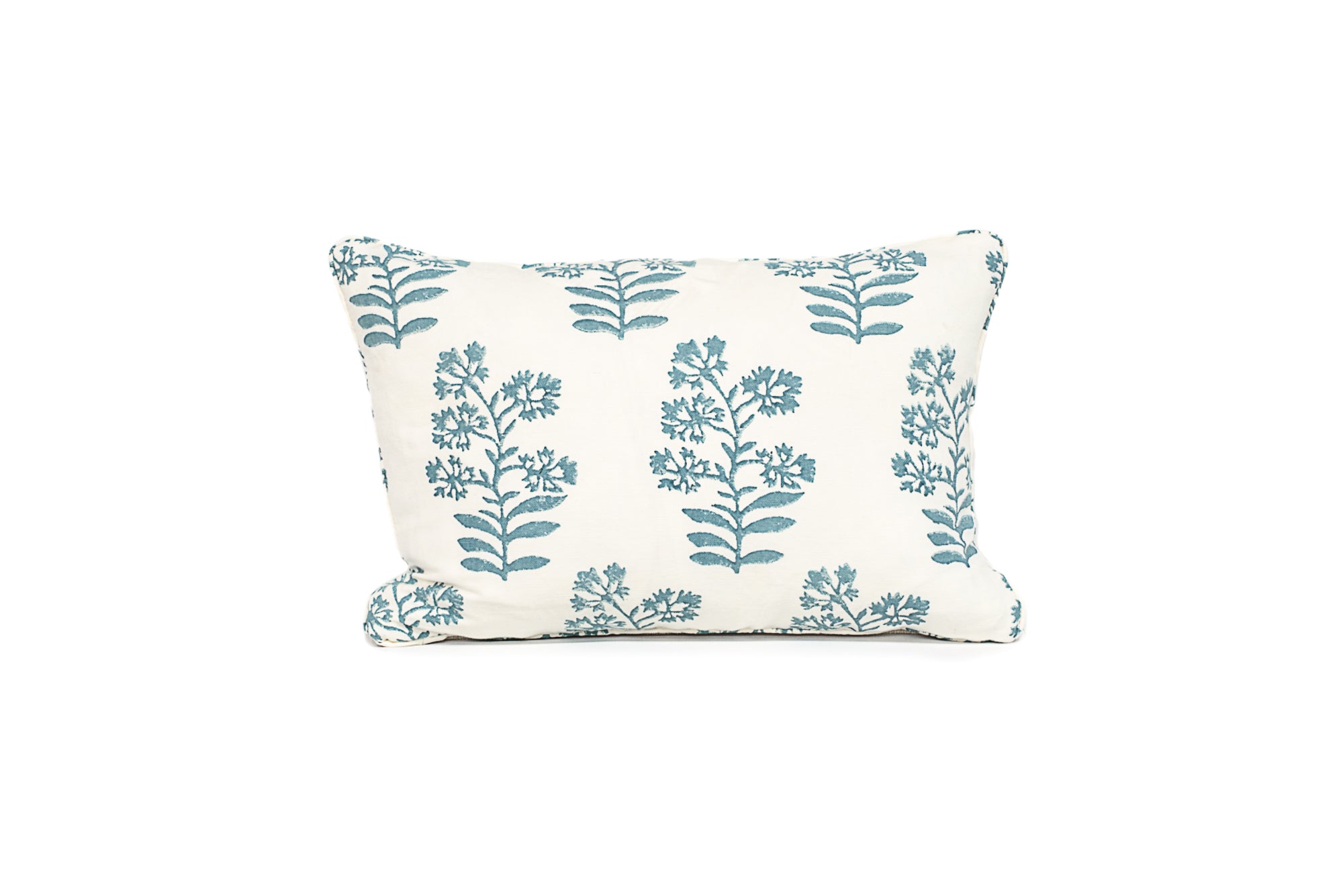 Blue Flower Pillow