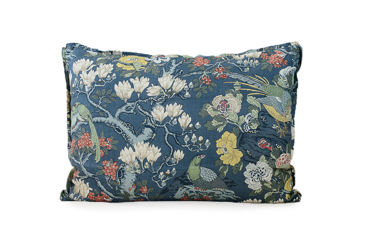 Floral Garden in Blue King Euro