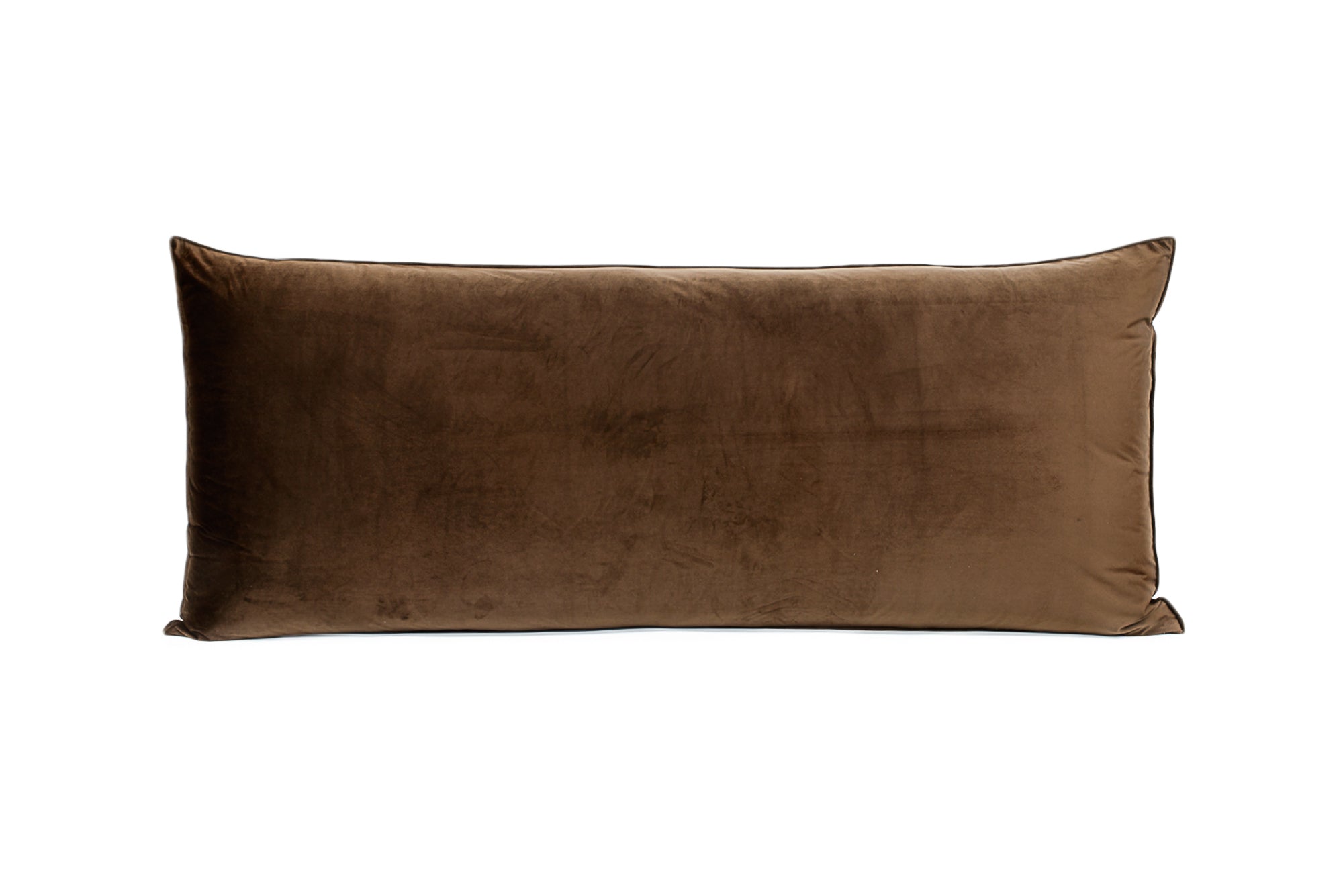 Chocolate Velvet Headboard Pillow F93