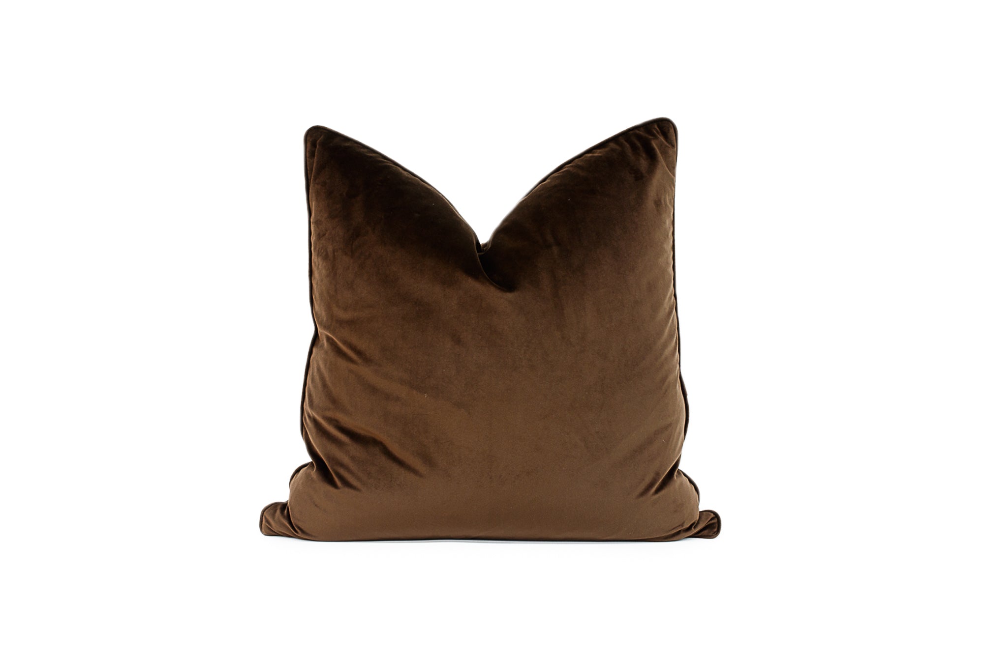 Brown Velvet Pillow F93