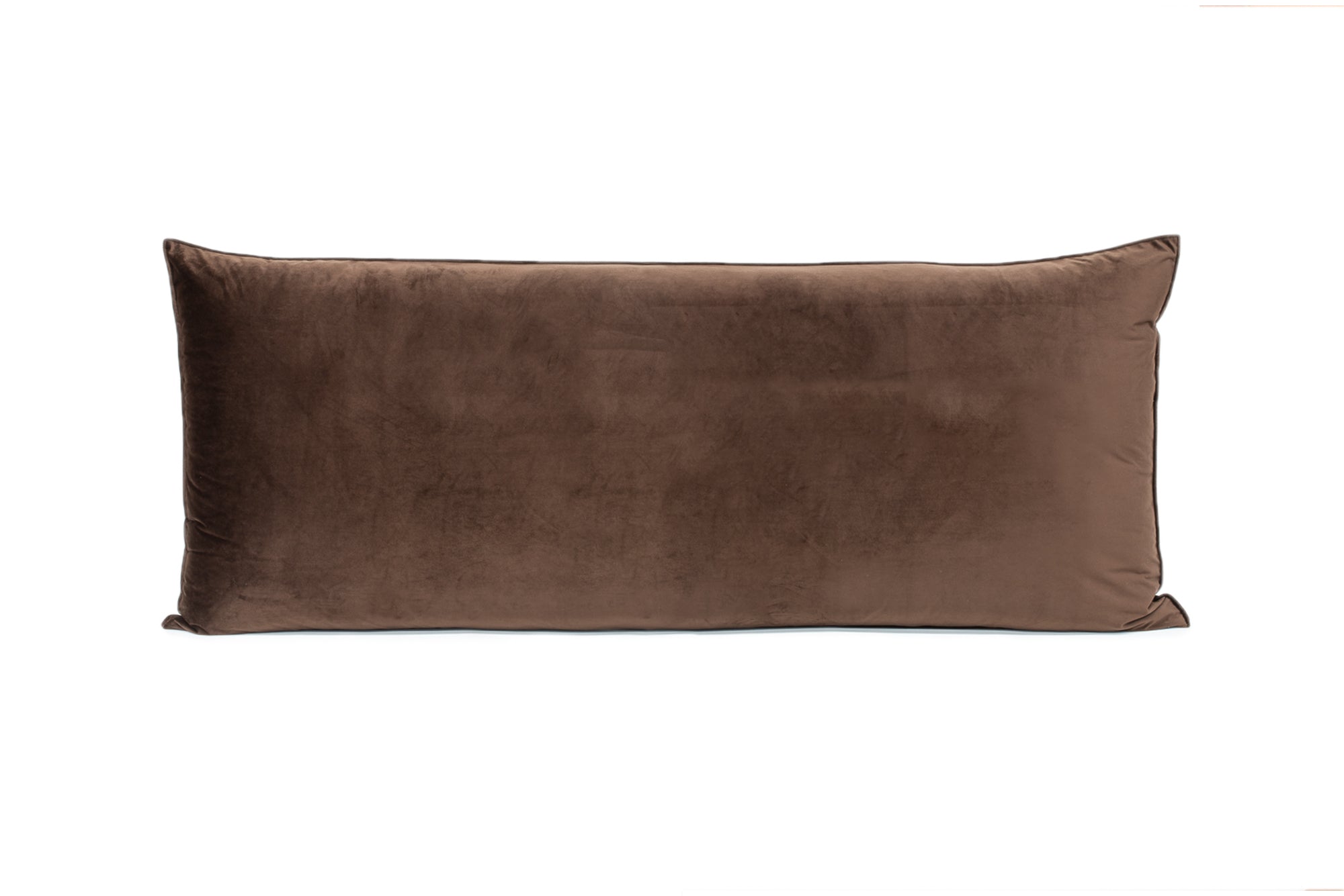 Chocolate Velvet Headboard Pillow F93