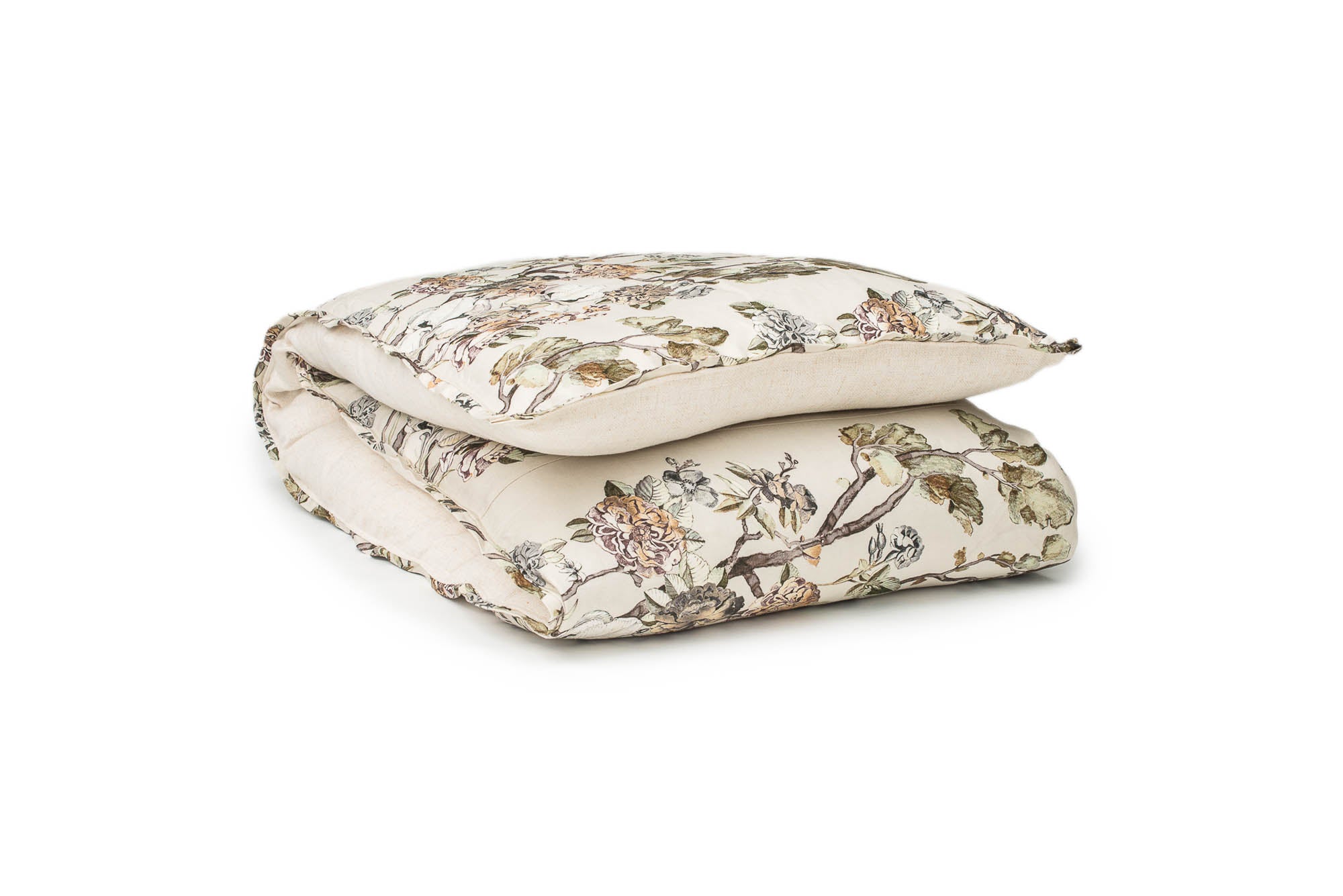 Sage Linen Floral
