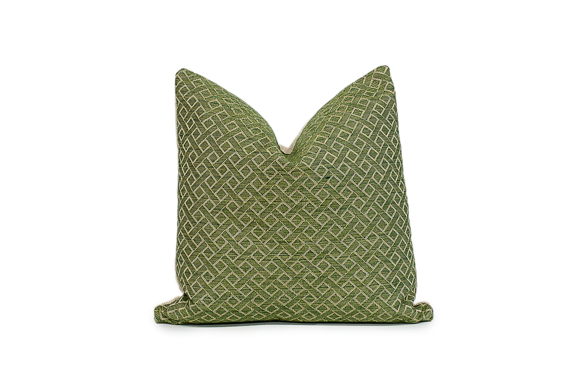 Green Textural Pillow F305