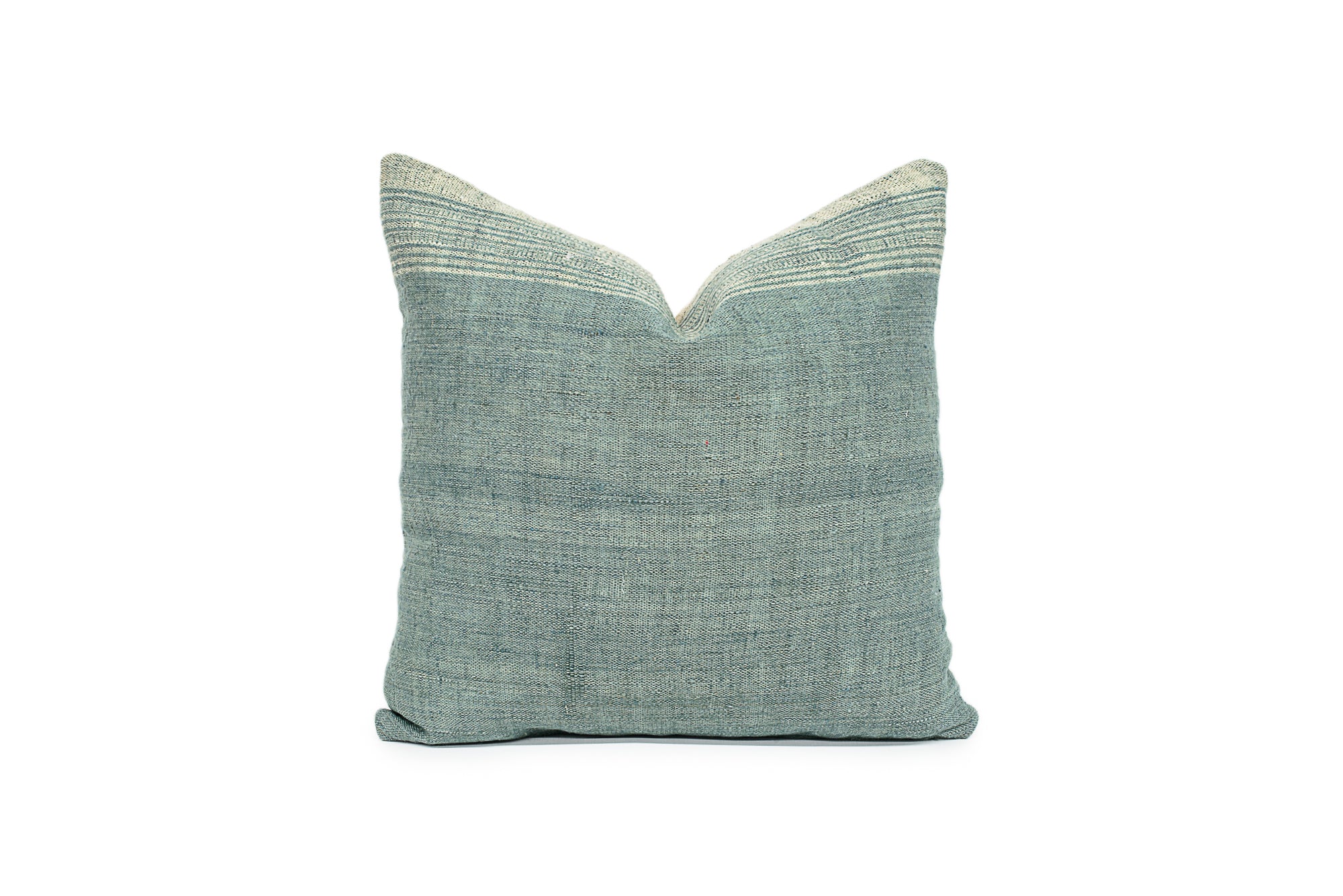 Hand Woven Wool Gray Pillow